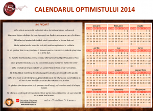 crezul optimistului 2014