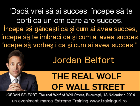 13.Daca vrei sa ai succes, incepe sa te porti ca un om care are succes. Incepe sa gandesti ca si cum ai avea succes, incepe sa te imbraci ca si cum ai avea succes, incepe sa vorbesti ca si cum ai avea succes.