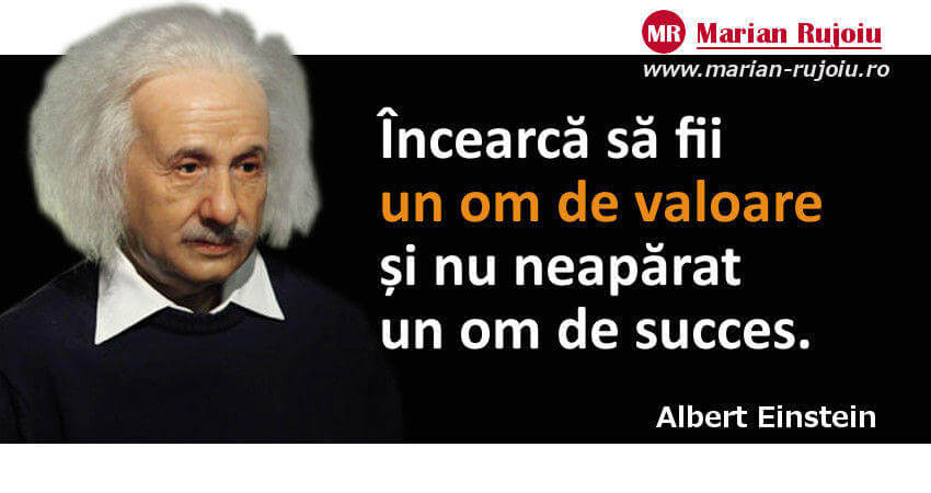 2. einstein- despre viata succes si valoare