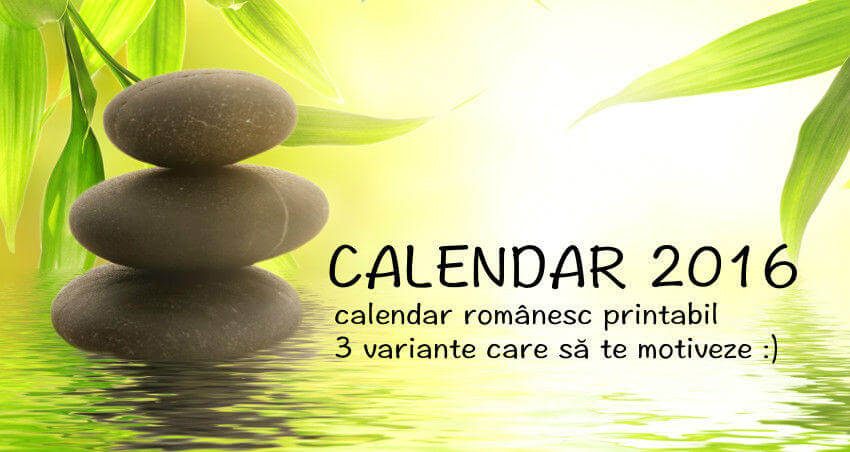 calendar 2016 romanesc